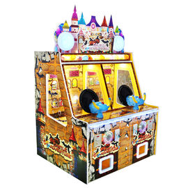 Two Player Kids Game Machine / Ball Shooting Arcade Machine 200W Power