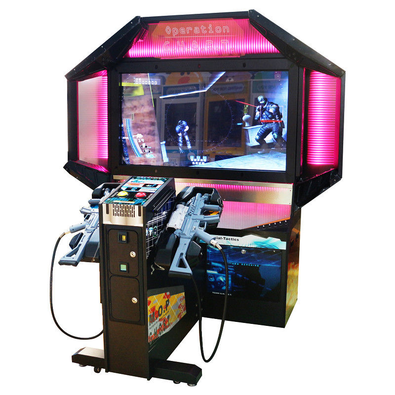 2 Person Shooting Arcade Machine Swat Ghost Game Simulator Target Shooting